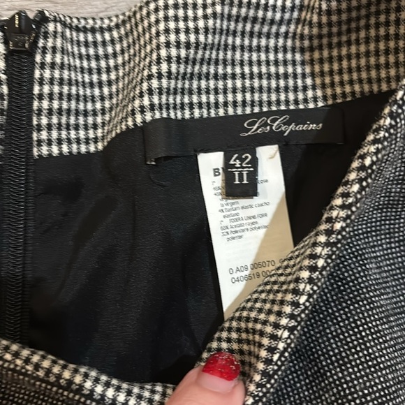 Les Copains Bateau Neckline Midi Length Shift Tailored Dress Sz 6/42 - Picture 2 of 9